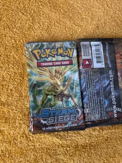 Pokemon XY Steam Siege 4 Booster Packs - All 4 Art Types - Brand New And Sealed! - Image 2
