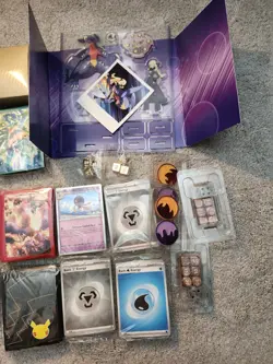 Lot Pokemon TCG Supplies 12 Sleeves 1 Playmat And More! - Image 3