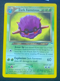 Pokemon TCG Dark Forretress Neo Destiny 35/105 Regular Unlimited Uncommon LP/MP - Image 1