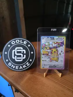 2024 Pokemon SV Surging Sparks SSP EN Pikachu Ex Ultra Rare #219/191 - Image 1
