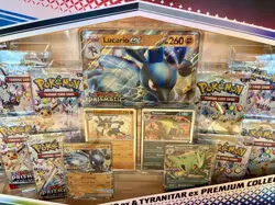 Pokemon Lucario Ex Tyranitar Ex Premium Collection Sam's Club Exclusive Lot of 2 - Image 5