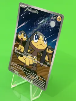 Pokemon Helioptile Mega Evolution Illustration Rare 143/132 NM!!! - Image 3