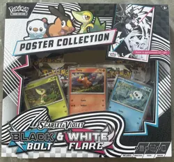Pokemon Scarlet & Violet Unova Black Bolt & White Flare Poster Collection Box - Image 1