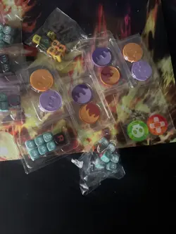 HUGE Pokemon TCG Extras lot 12 Packs Of Sleeve Dice And More - Image 2
