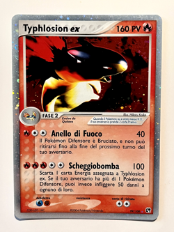Pokemon Typhlosion Ex ITALIAN 99/100 Ex Sandstorm (NO SHINING CHARIZARD) - Image 1