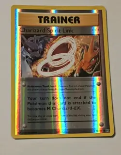 POKEMON CHARIZARD SPIRIT LINK 75/108 REVERSE HOLO XY EVOLUTIONS LP - Image 1