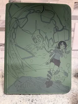 Pokemon Forest Green Vault X Rayquaza Binder (Made To Order) - Image 1