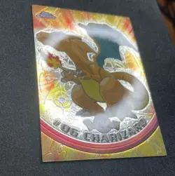 Pokemon Topps Chrome Charizard #06 Series 1 *LP 2000 TV Animation Edition - Image 3