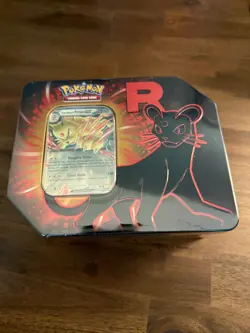 Pokemon TCG Team Rocket Tin | Team Rocket's Persian Tin Sealed! - Image 1
