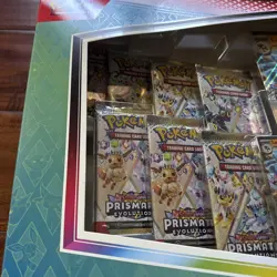 Pokemon TCG Prismatic Evolutions Lucario Ex + Tyranitar Ex Premium Collection - Image 3