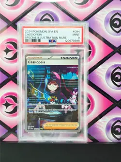 Pokemon Shrouded Fable Cassiopeia 094 Special Illustration Rare PSA 9 MINT - Image 1