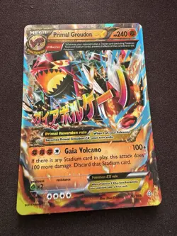 Primal Groudon EX 86/160 LP-NM Mega Holo Rare XY Primal Clash 2014 Pokemon TCG - Image 1