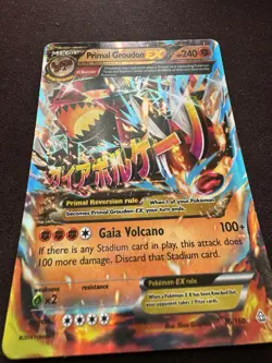 Primal Groudon EX 86/160 LP-NM Mega Holo Rare XY Primal Clash 2014 Pokemon TCG - Image 2