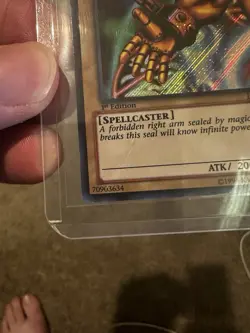 Yugioh Right Arm of the Forbidden One LCYW-EN304 Secret Rare LP - Image 3