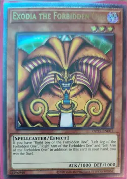 Exodia the Forbidden One (UTR) OP25-EN001 OTS Tournament Pack 25 Unlimited - Image 1
