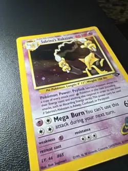 Sabrina's Alakazam 16/132 Gym Challenge Holo Rare Pokemon Card - Image 3