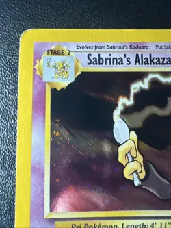 Sabrina's Alakazam 16/132 Gym Challenge Holo Rare Pokemon Card - Image 4