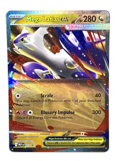 Mega Latias ex MEP 011 Mega Evolution Black Star Promo Pokemon TCG Card - Image 1