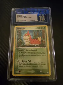 Wurmple EX Legend Maker 70/92 2006 Pokemon TCG Card CGC 10 Pristine - Image 1