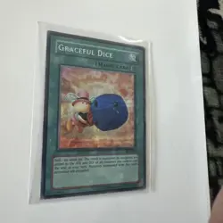 Graceful Dice EDS-002 Secret Rare Unlimited Edition Yu-Gi-Oh Card NM - Image 2