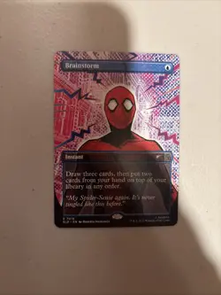 MTG Brainstorm (7019) *Non-Foil* Secret Lair: Spider-Man Bonus Card MT/NM - Image 1