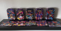 5 Mega Evolution EMPTY Mini Tins + Collectible Card & Sticker - Pokemon TCG - Image 2