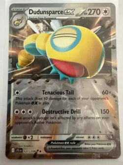 Dudunsparce ex 121/159 Double Rare Journey Together Pokemon Near Mint Card TCG - Image 1