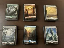 Mtg Full Art Land Lot 250+ From Different Sets - Image 1