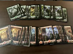 Mtg Full Art Land Lot 250+ From Different Sets - Image 2