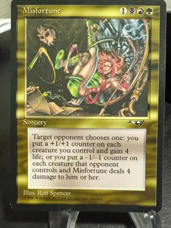 MTG Magic the Gathering Alliances Misfortune - Image 1