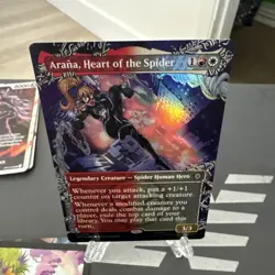 Arana, Heart of the Spider Borderless Foil Marvel's Spider-Man MTG Magic - Image 4