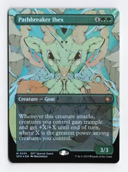 path breaker ibex #91 FOIL Mythic Rare - MTG: Aetherdrift DFT NM - Image 1