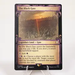 The Black Gate Showcase Scrolls Commander LoTR MTG NM Regular See Video - Image 1