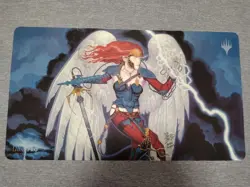 Mtg Lightning Angel Playmatrk Post Autographed - Image 1