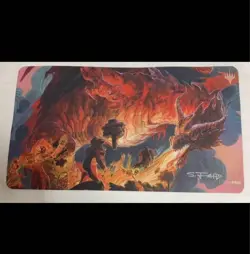 Mtg Playmat Inferno Of The Star Mounts Sign Ultrapro - Image 1