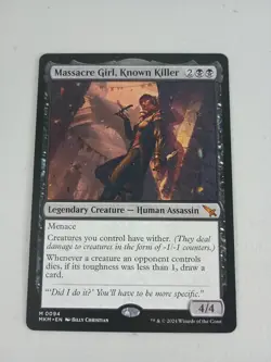 MTG Massacre Girl, Known Killer Murders at Karlov Manor Magic NM - Image 1