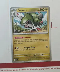 Fraxure - 045/064 - Pokemon TCG Shrouded Fable (2024) - Near Mint (NM) - Image 1