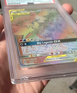 PSA 10 GEM 2019 Pokemon Moltres Zapdos Articuno GX 69/68 Secret Rare Hidden Fate - Image 3