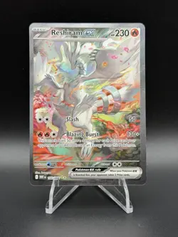2025 POKEMON WHT EN-WHITE FLARE SPECIAL ILLUSTRATION RARE RESHIRAM EX - Image 1