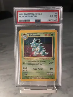 1999 POKEMON JUNGLE 7 NIDOQUEEN-HOLO PSA 6 - Image 1