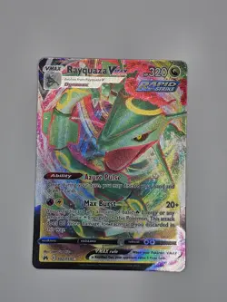 Pokemon TCG Rayquaza VMAX 102/159 Ultra Rare Crown Zenith - Image 1
