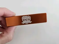 YuGiOh Official YCS Top Cut Metal Dice Set | Orange Unused NEW SHIPS FAST - Image 1