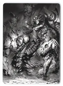 Vraska, Betrayal's Sting Art Card #72 Art Series: Phyrexia: All Will Be One NM - Image 1