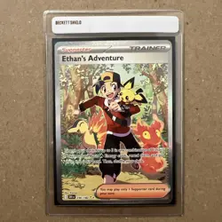 Pokemon Card - Ethan's Adventure 236/182 SIR - Destined Rivals - Mint Condition - Image 1