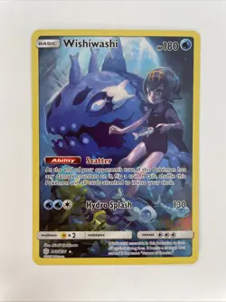 Wishiwashi (Secret) 240/236 Cosmic Eclipse Holo Pokemon TCG Card - Image 1