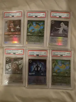 disney lorcana d100 promo cards Psa 9/8 - Image 1