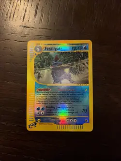 Pokemon Feraligatr Holo Rare Card 120 HP 2002 Expedition Set 47/165 - Image 1