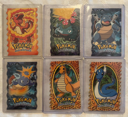 Pokemon Topps Series 1 Die-Cut cards Blastoise Venusaur Dragonite Pack Fresh - Image 1