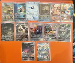 Pokemon TCG Paradox Rift - illustration Rare bundle (13 Cards) - All near Mint - Image 1