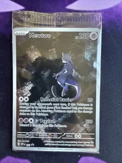 MEWTWO SVP 052 Scarlet Violet 151 Promo Illustration Rare Pokemon Card SEALED - Image 1